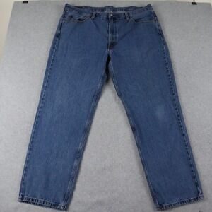 Levi's 550 Jeans Mens 42x32 Relaxed Fit 5-Pocket Cotton Denim Blue